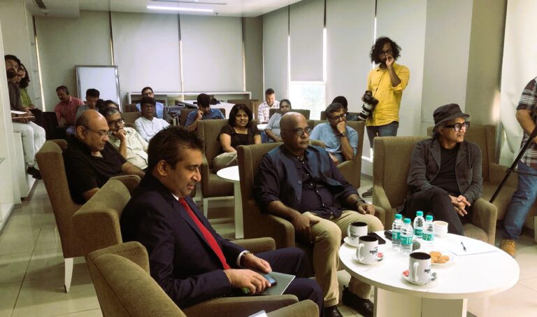 High Commissioner Moragoda participates in ‘Idea Exchange’ programme of the Indian Express