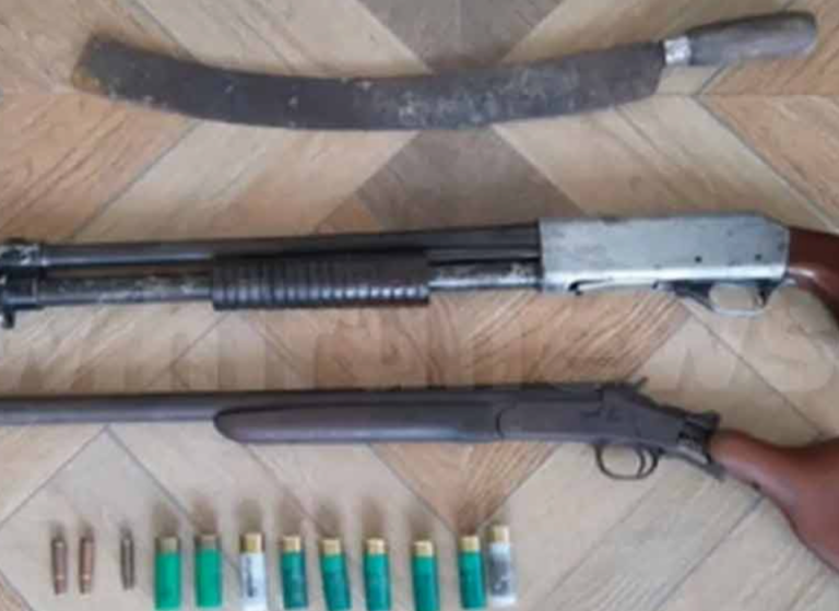 Two firearms found in the house of a Pohottu local councilor