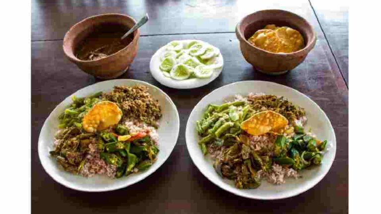 Rice morning, noon, and night in Sri Lanka