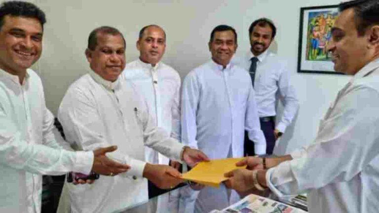 SJB visits Election Commission demanding Local Govt Election