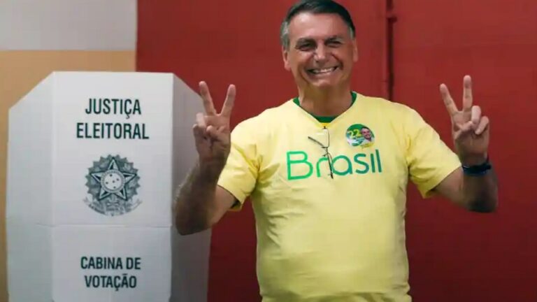 ‘He must be stopped’: emotions run high as Brazil’s voters go to polls