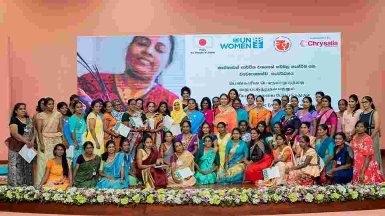 UN Women and the Government of Japan supports women entrepreneurs amidst Sri Lanka’s crisis