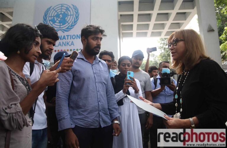 Passive Resistance in front of UN Office demanding immediate release of IUSF detainees