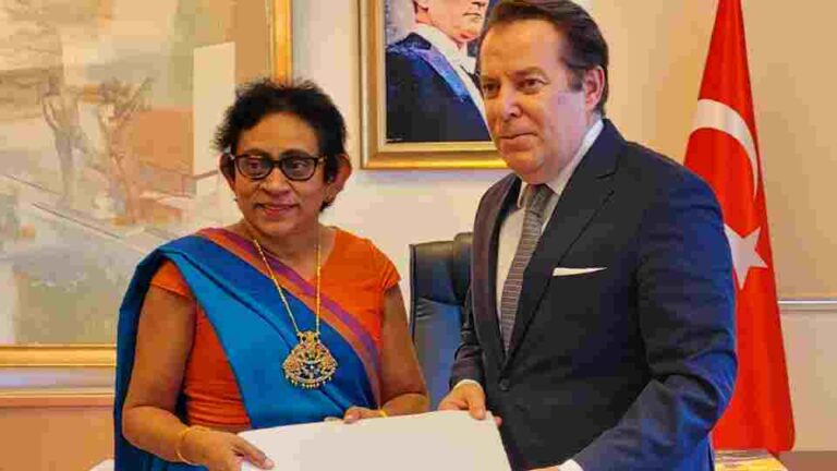 Presentation of Open Copy of Letter of Credence – Ambassador (designate) of Sri Lanka to Türkiye