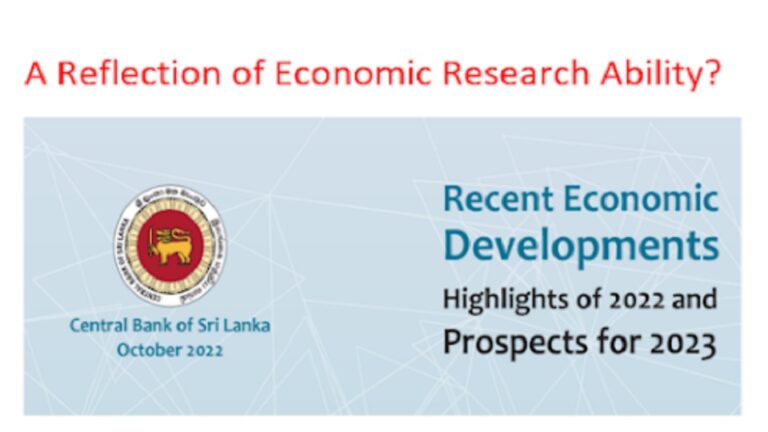 The Central Bank releases “Recent Economic Developments” – Let us try to read and understand!