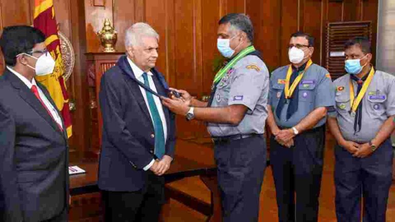 President assures his support to expand SL’s Scout Movement