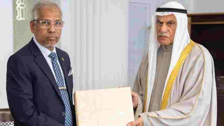 Sri Lankan Ambassador calls on the Kuwait Parliament Speaker