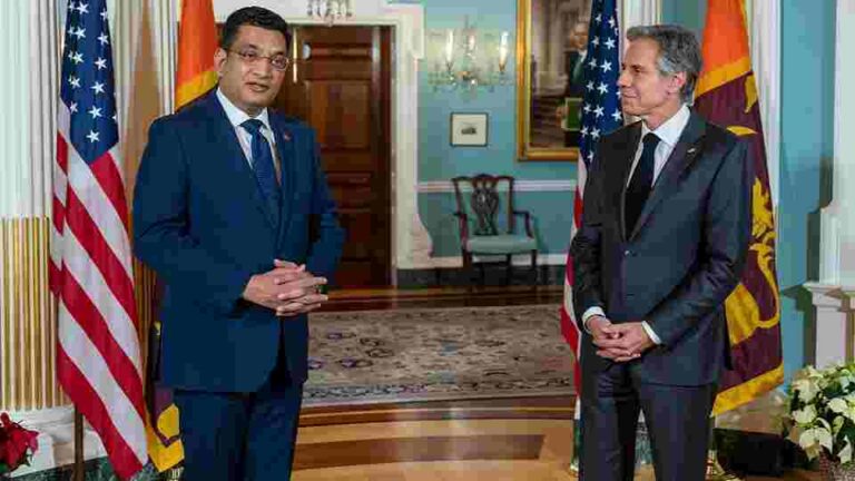 Foreign Minister Sabry Meets U.S. Secretary of State Blinken in Washington D.C.