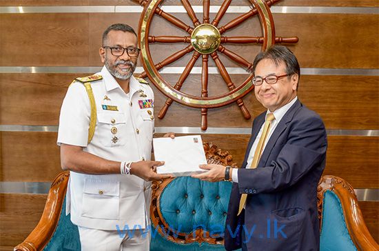 Ambassador of Japan to Sri Lanka meets Commander of the Navy