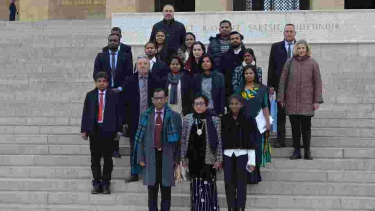 Wreath-Laying Ceremony at Anıtkabir Mausoleum by the Ambassador of Sri Lanka