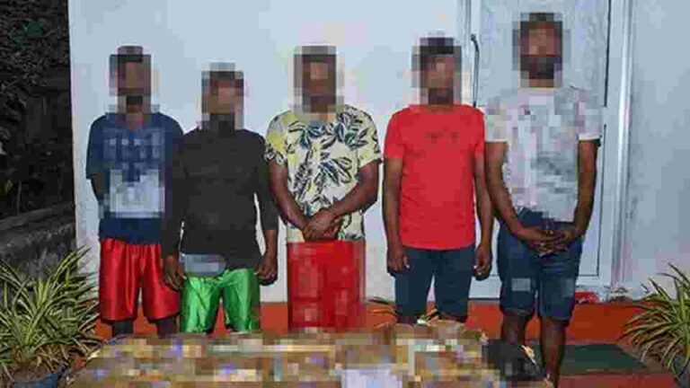 Navy seizes 10 people, 02 fishing trawlers suspected to have smuggled narcotics