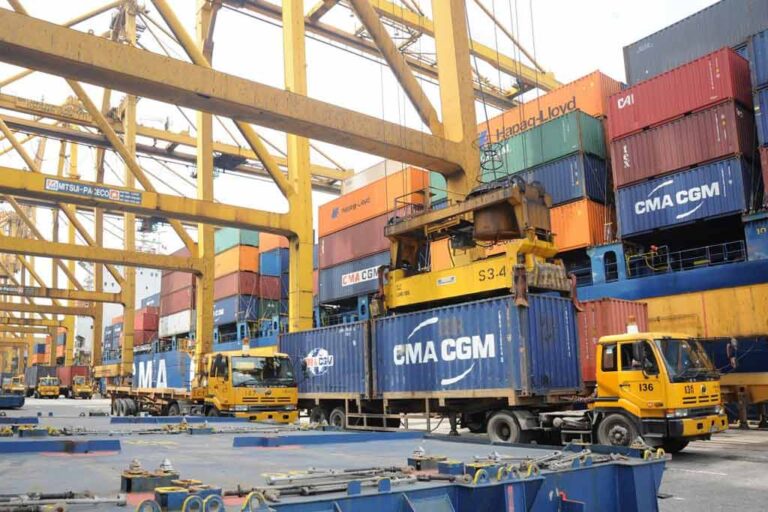 Container transport charges drop
