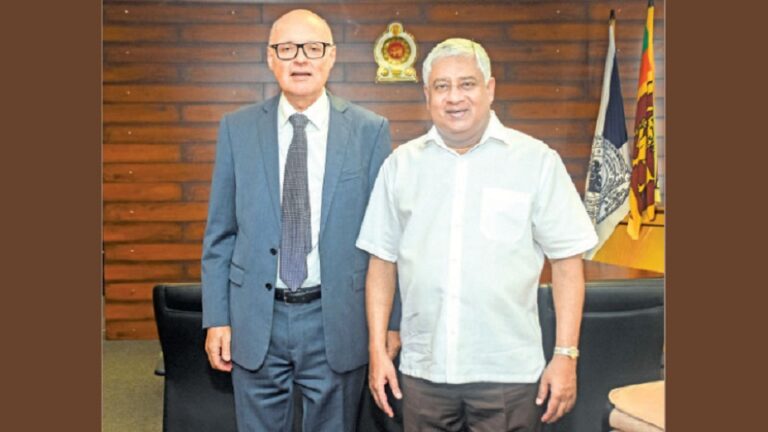 A meeting between the Swiss Ambassador and Minister of Public Security