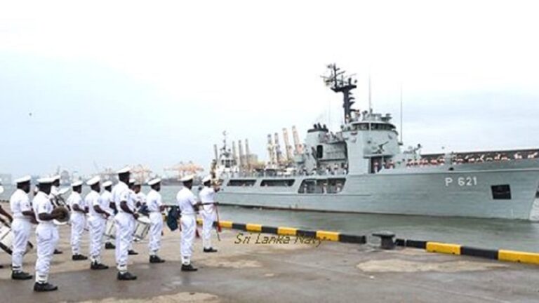 SL Navy ship ‘SLNS Samudura’ leaves for Pakistan to take part in multi-nation naval exercise