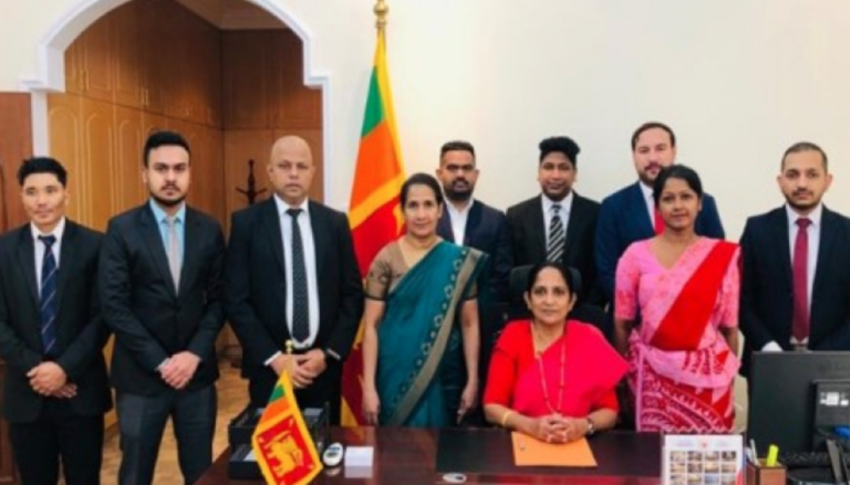Ambassador-designate of Sri Lanka to Assumes Duties