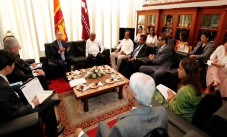 Former Secretary-General of the United Nations Ban Ki-moon meets with the Hon. Speaker