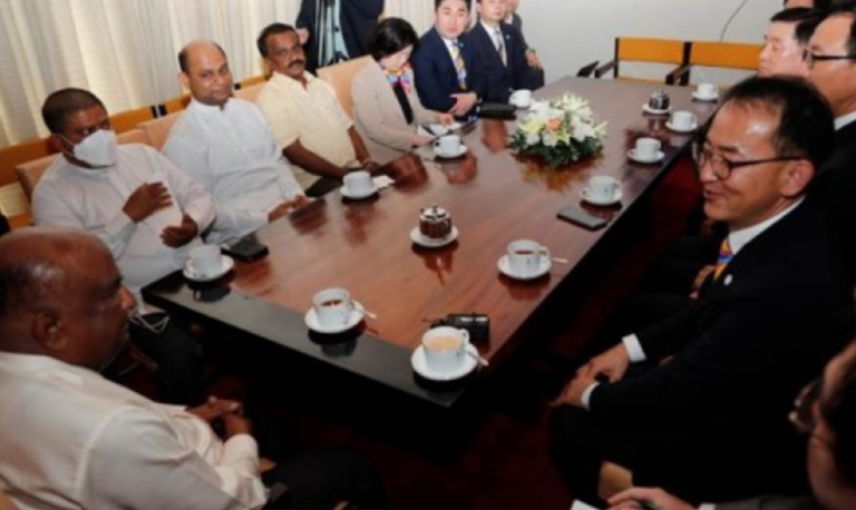 H.E Woonjin Jeong, Ambassador of the Republic of Korea meets with the Hon. Speaker  
