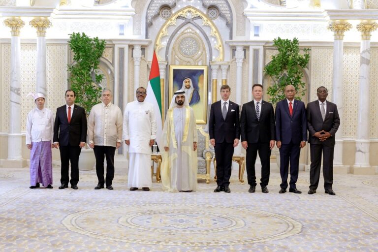 Ambassador Udaya Indraratna Presents Credentials to the UAE Vice President, Prime Minister and the Dubai Ruler