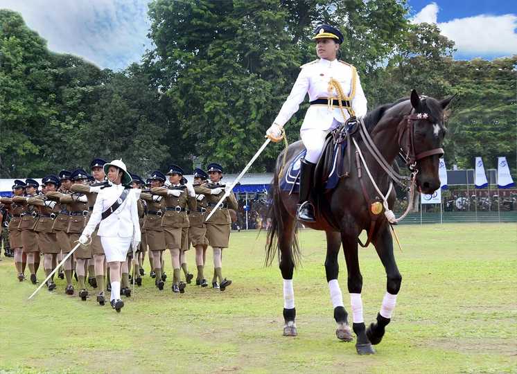 SL Mounted Police Division effectively tackles horses feeding issue