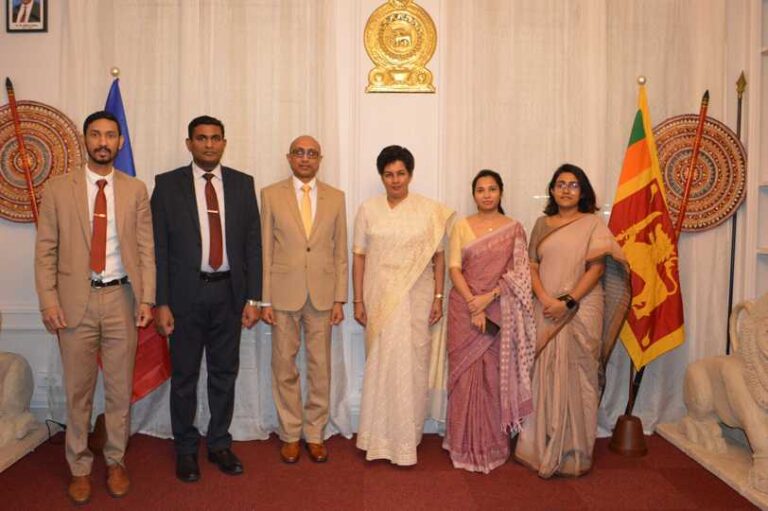 Ambassador-designate of Sri Lanka to France assumes duties