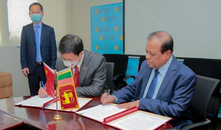 Last consignment carrying school uniform cloth donated by China arrives in SL