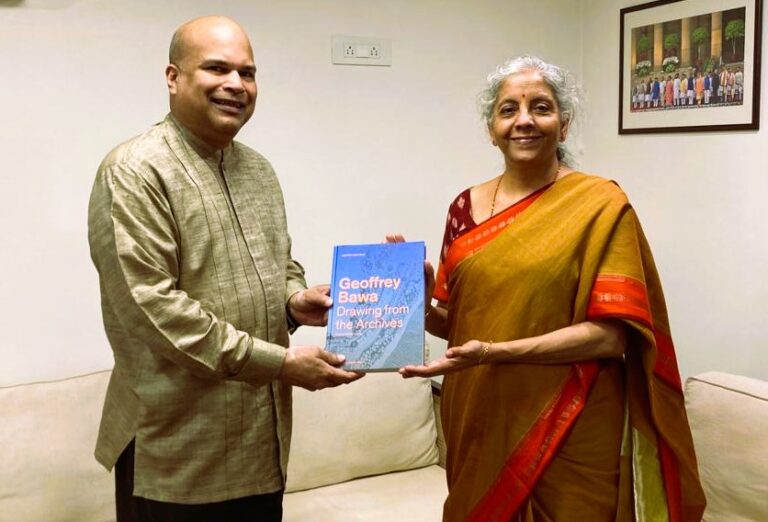 High Commissioner Moragoda meets Finance Minister Sitharaman to discuss the way forward in bilateral economic cooperation