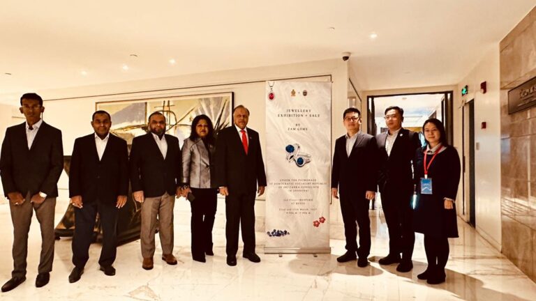 Sri Lanka Gem and Jewellery Exhibition held in Shanghai