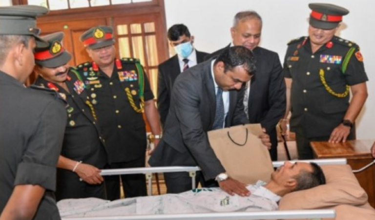 A special program for resident war heroes of Mihindu Seth Madura on the occasion of President’s birthday