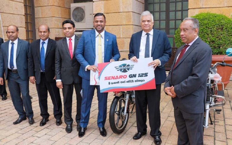Senaro Motors hands over first locally assembled motorcycles to the President