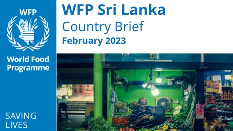 WFP reiterates SL faces food insecurity at concerning levels
