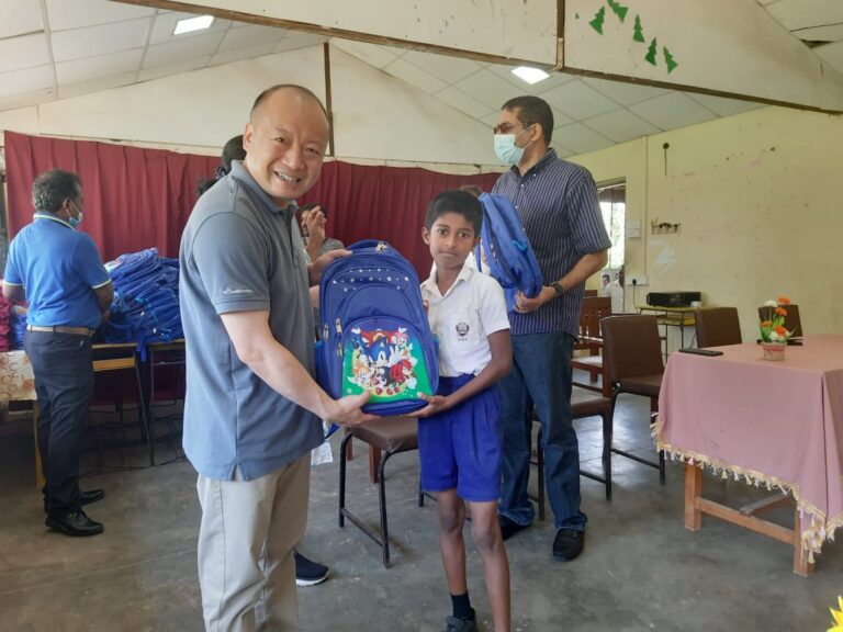Nelum Yaya CSR: 110 school bags with stationary donated to children at Wallikadamulla Sri Siddhartha Vidyalaya, Wattala