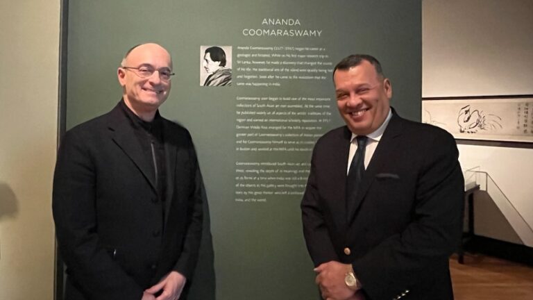 Ambassador Mahinda Samarasinghe visits the Boston Museum of Fine Arts