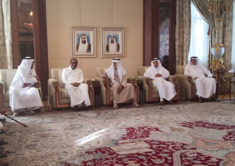 The Ambassador of Sri Lanka to the United Arab Emirates meets the Minister of Tolerance of the UAE 
