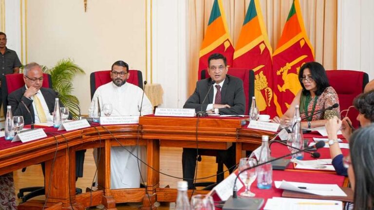 Foreign Minister briefs Diplomatic Corps on developments in Sri Lanka