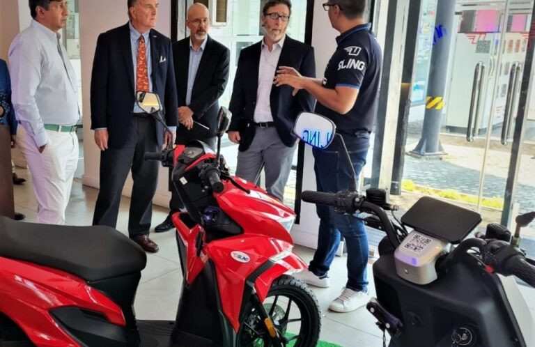 USAID assists to set up battery switching stations in SL for electric two-wheelers