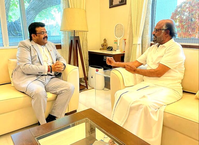 Deputy High Commissioner of Sri Lanka meets ‘Superstar’ Rajinikanth