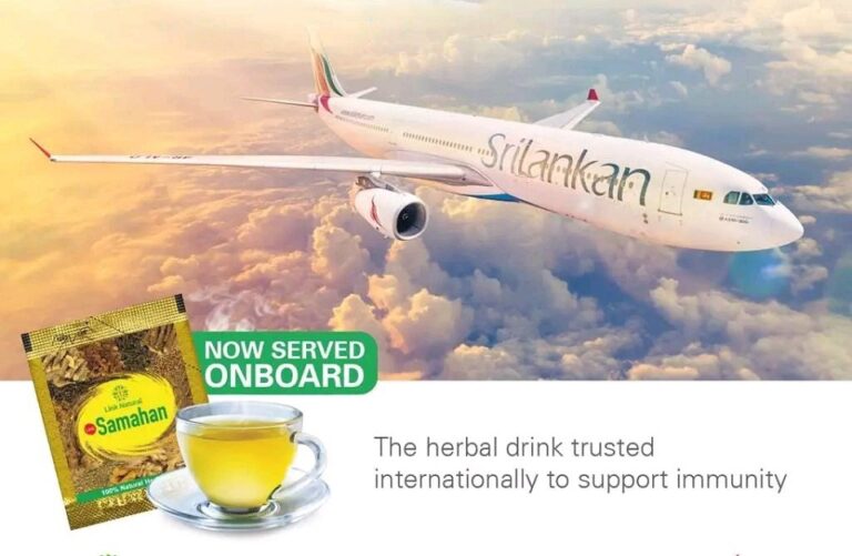 Link Natural’s Samahan now served onboard Sri Lankan Airlines