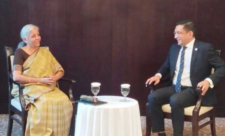 Sri Lanka’s Foreign Affairs Minister holds cordial discussion with India’s Finance Minister