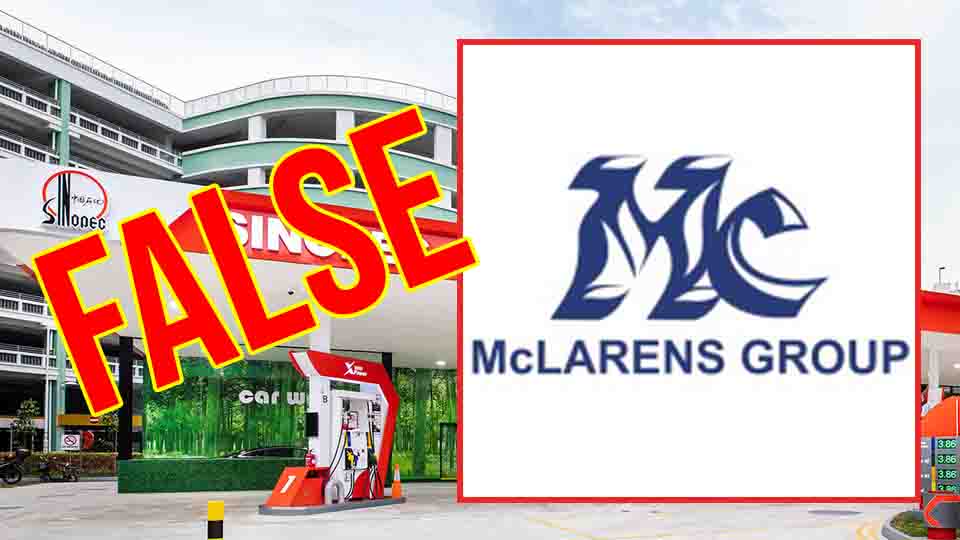 McLarens Holdings responds to media reports involving SINOPEC