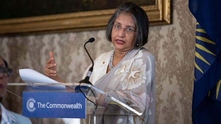 Prof. Maithree Wickramasinghe, SL’s First Lady participates in Fireside Chat on cervical cancer