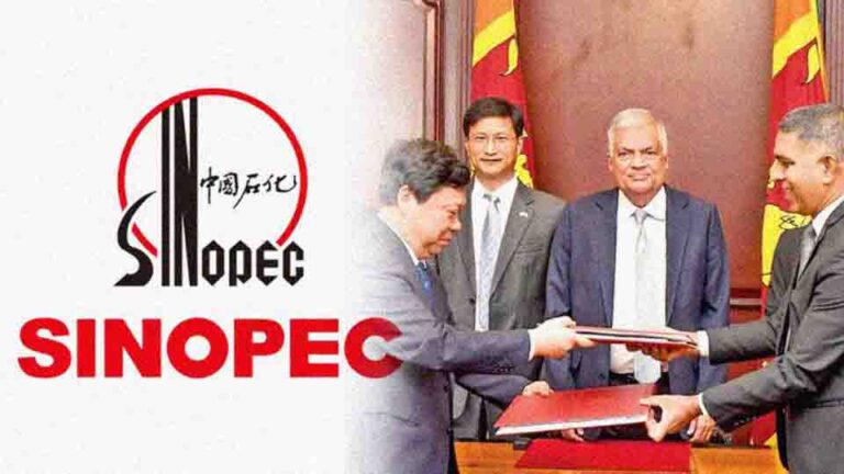 SL receives US$ 350mn via Sinopec operations
