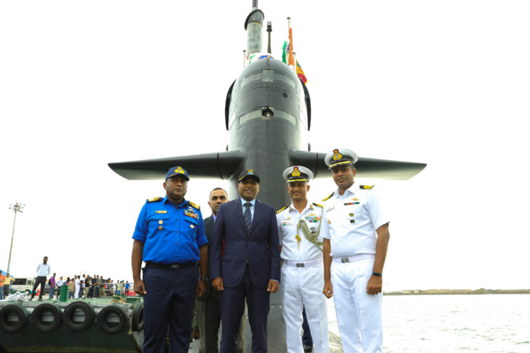 Acting Defence Minister visits Indian Submarine ‘INS Vagir’