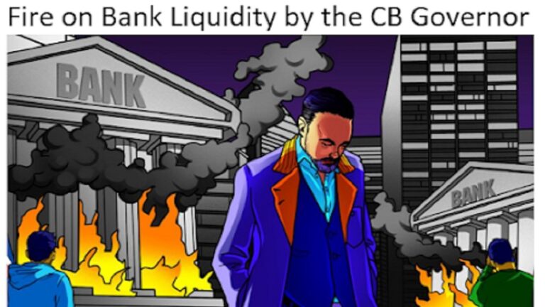 Banking tremor caused by CB Governor – New money printing to bailout banks?