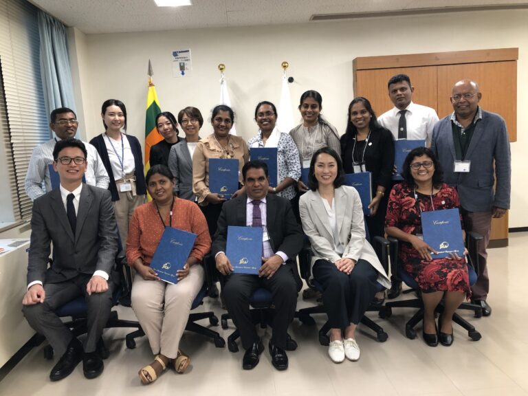 Japan to promote employment support for persons with disabilities to the Sri Lankan society