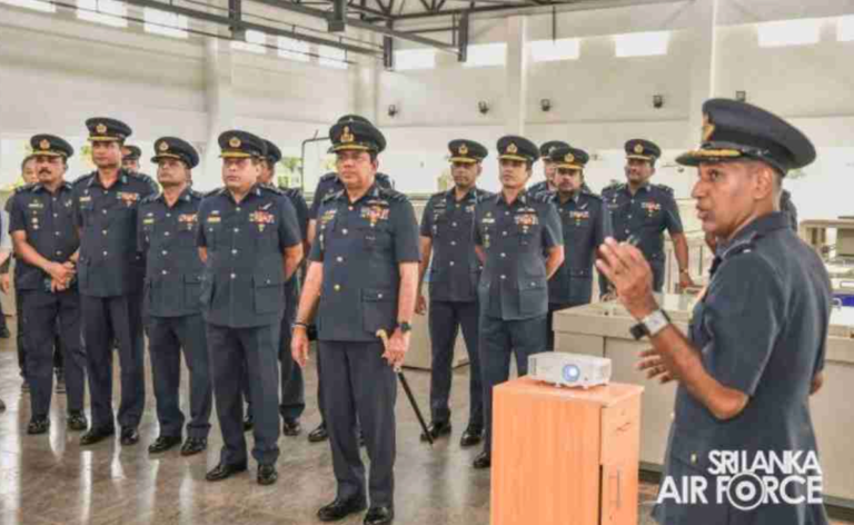 Commander of the Air Force Inaugurates State-of-the-Art Surface Treatment Plant at SLAF Station Palavi