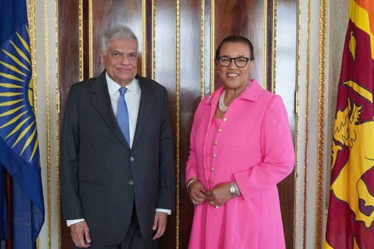 President calls on Commonwealth Secretary-General Patricia Scotland