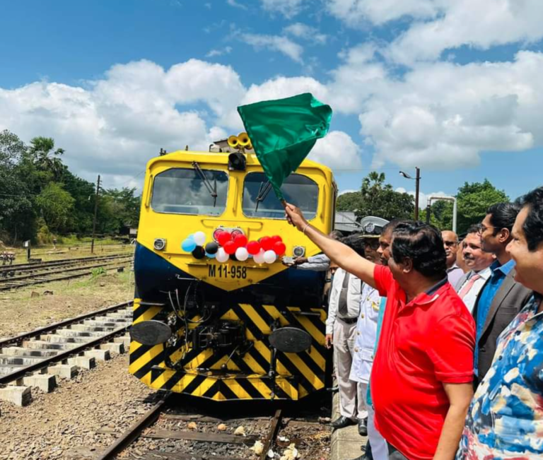 Anuradhapura to Omantai Railway Line Unveiled for Public Transport with Upgraded Amenities