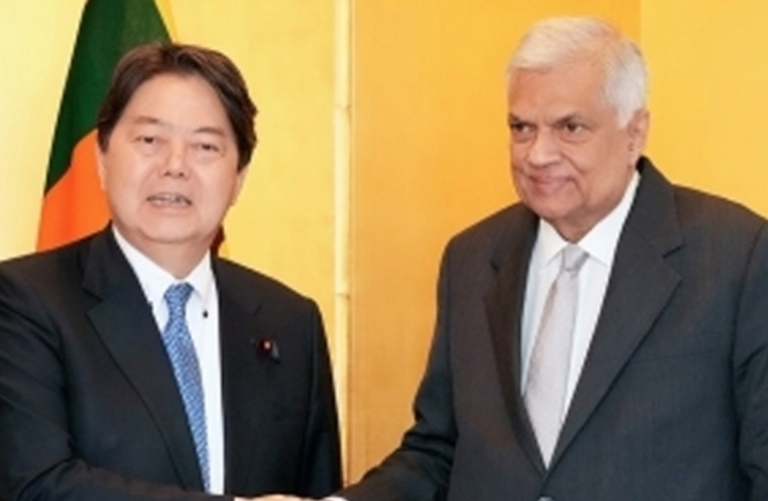 Japanese Foreign Minister Hayashi Yoshimasa Holds Productive Meeting with President Ranil Wickremesinghe