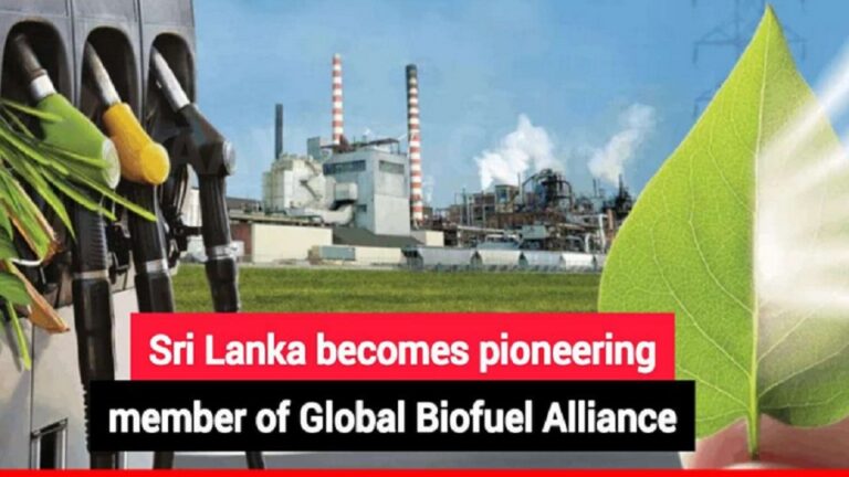 Sri Lanka becomes Global Biofuel Alliance founding member