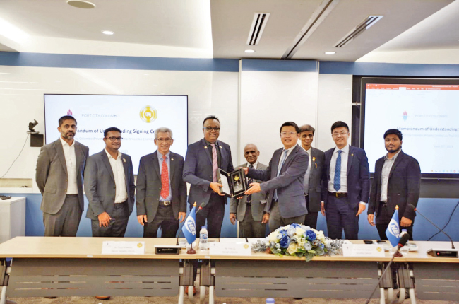 Port City Colombo signs MoU with Thai-Sri Lanka Chamber of Commerce